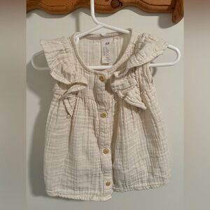 H&M Cream Baby Dress